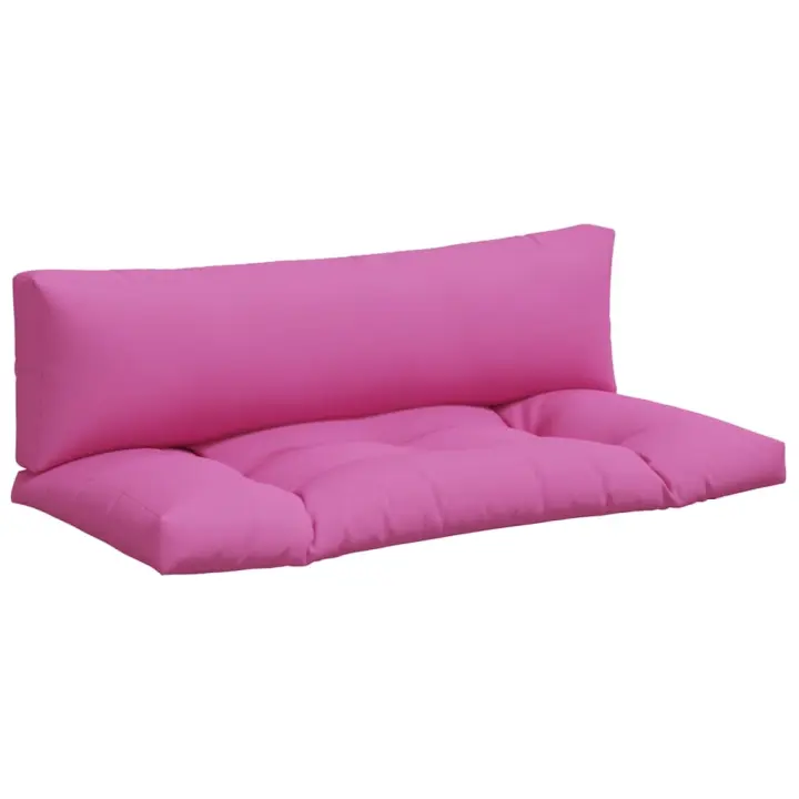 vidaXL Cojines para palés 2 unidades tela Oxford Color Verde brillante,  Azul y blanco,  Negro y blanco y mas Cojín Decorativo de Asiento Cojines de muebles de salon - 1