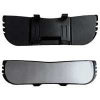 Espejo Retrovisor Para Coche Con Amplio Ángulo De Visión HD Vidrio Ovalado Para SUV Van Camión Vehículo Espejo Interior Antigolpes - details 4