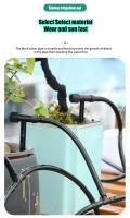 Kit De Riego Por Drip Ajustable Para Jardín Y Macetas Con Válvula Negra Ahorro De Agua Microderrame Para Invernadero - details 6