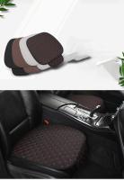 Juego De 3 Piezas De Cojín De Coche Universal De Lino Bordado Y Cuadrado Para Todas Las Estaciones Sin Apoyo De Espalda - details 6