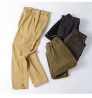 Pantalones Deportivos Casuales Para Hombre Algodón Cintura Media Estilo Recto Cierre De Cremallera Moda Outdoor Primavera Otoño - details 1