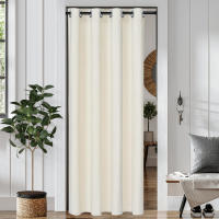 Cortinas De Veludo Aislantes Térmicas Para Puerta Individual Cortinas Colgantes Para Escalera Cocina Sala De Estar Modernas Con Anillos - details 4