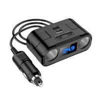 Adaptador De Cargador De Coche Con Dos Oquedades De Encendedor De Coche PD 22W QC3.0 Splitter De Encendedor De Coche ABS Y PC Con Pantalla De Voltaje Digital - details 4