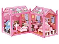 Casa de Muñecas con 65 piezas  LPM - Casa Litografiada de Juegos para Niñas y Accesorios - 25x50x25 cm - details 0