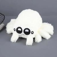 Muñeco De Peluche Lucas Friend Araña Negra Y Blanca Juguete Suave Para Decoración Del Hogar Y Regalo De Halloween Para Niños - details 0