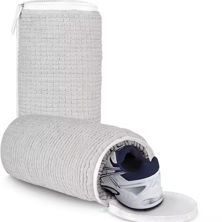 Bolsa De Limpieza De Zapatos Duradera Con Fuertes Cremalleras Ideal Para Lavado De Zapatos En Máquina De Lavar Ropa Bolsa De Lavandería Doméstica - 1