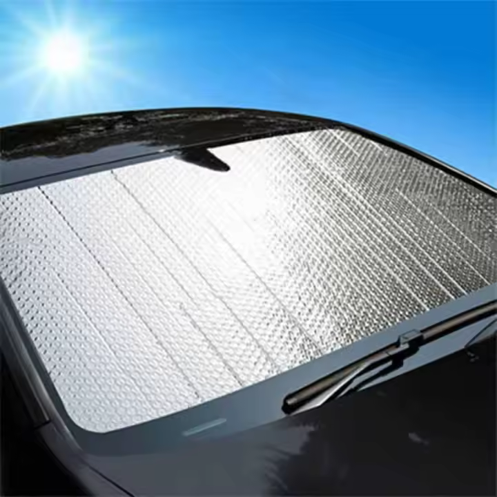 Visera Solar Plegable Para Coche 1PCS Resistente Al UV Transpirable Portátil Para Ventanas Frontales De Protección Y Refrescante - 1