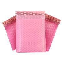 25Pcs Sobre De Poliéster Rosa Con Burbujas Auto Sellado Para Empaque De Regalos Y Dropshipping Bolsa De Almacenamiento Ecológica Multiusos Tamaño 23x17.5cm - details 3