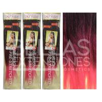 Bellas Extensiones - X-pression Ultra Braid Pre-Peigne / - 100% Kanekalon - (3 paquetes) - DISPONIBLE EN 38 COLORES - Extensión de pelo para hacer trenzas 116,84 cm, 160 g por paquete - Cabello sintetico 100% fibra sintética - Fibra trenzada - details 18