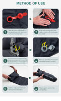 Manta De Acampar Inflable WESTTUNE Ultraligera Con Almohada Y Bomba Integrada Para Camping Y Senderismo Matrícula De TPU Nylon - details 3