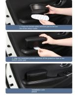 Soporte De Asiento Universal Con Reposabrazos Izquierdo Y Derecho Para Coche Caja De Almacenamiento En Puerta Interior Ajustable En Altura - details 10