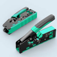 Herramienta De Crimpado RJ45 ZoeRax Profesional Para Cables Ethernet Cat7 Cat6A Cat6 Cat5E Cat5 Plug Modular Pasar a Través - details 0