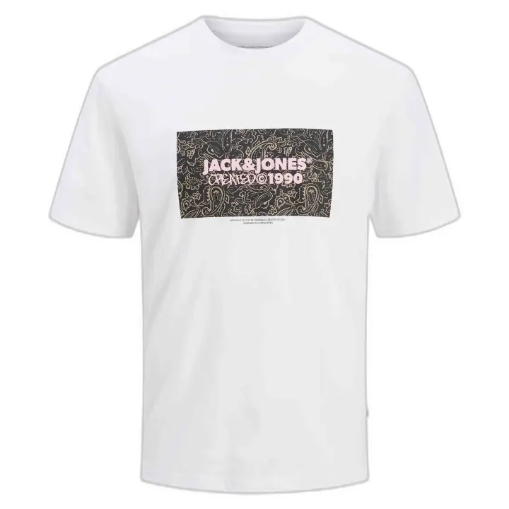 Camiseta de Manga Corta Jack&Jones  para hombre en color blanco - 1