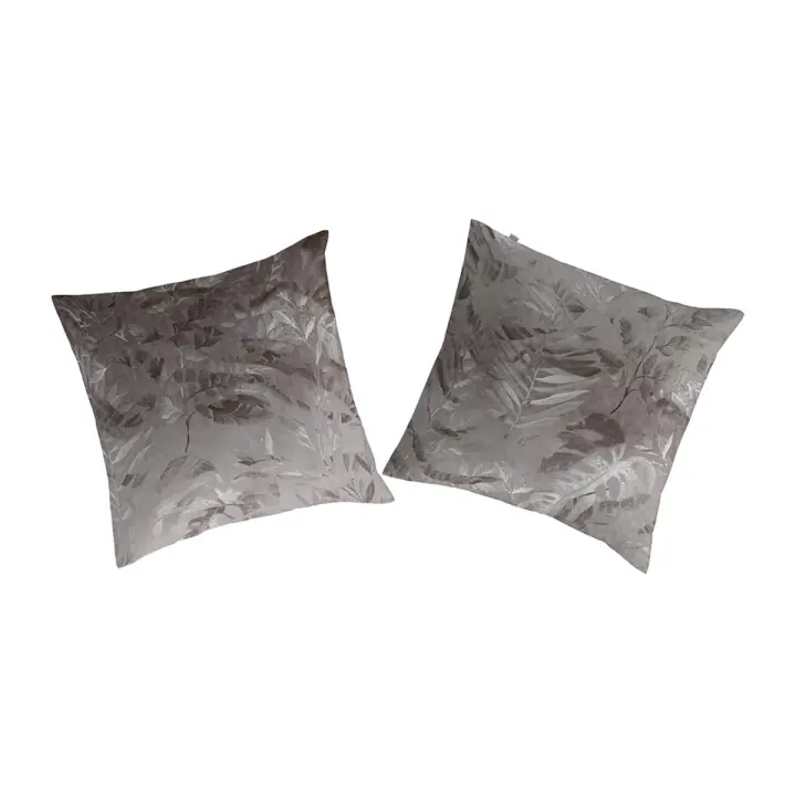 GUY LAROCHE - 2 cuadrantes 100% algodón LANKA 65x65 cm gris - 1