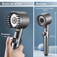 Alcachofa de Ducha Función Masaje Spa, Cabezal de Ducha con Filtro Anti-Cisión, 3 Modos de SPA, Sistema de Filtración Powerful - details 3