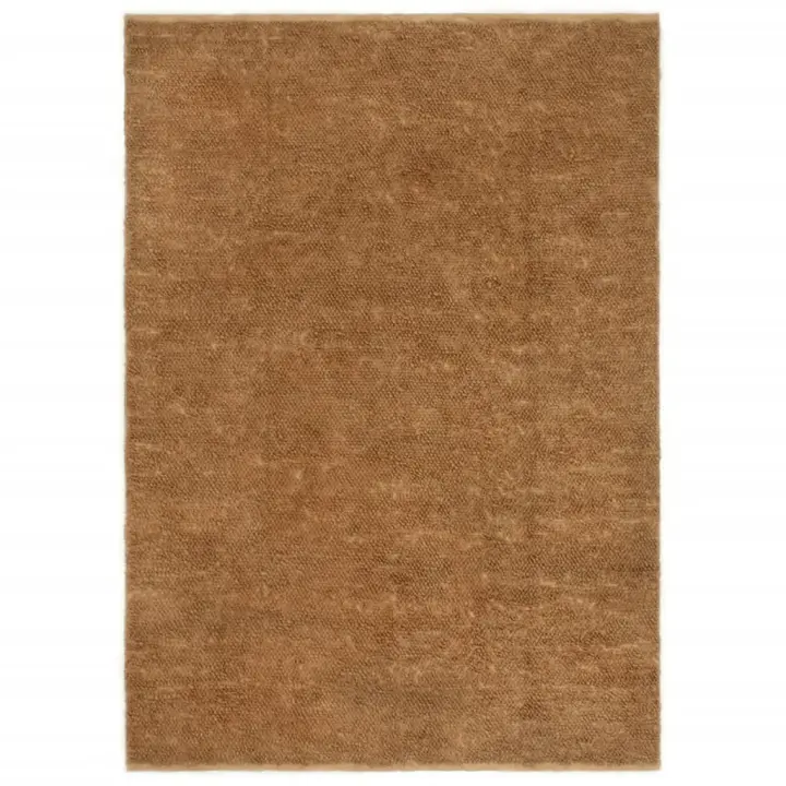 vidaXL Alfombra de nudo hecha a mano yute y algodón Dimensiones 80 x 160 cm,  120 x 180 cm,  160 x 230 cm y mas Alfombras de área  Alfombra de Piso para Sala de Estar Dormitorio Habitación Salón - 1