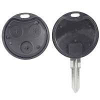 Ociodual Carcasa de llave inteligente mando a distancia con 3 botones para coches Smart Negra - details 2