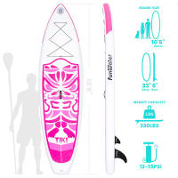 FunWater Tabla Paddle Surf Hinchable con Accesorios Premium con Funda Impermeable para teléfono móvil Remo Doble Uso | PadelSurf Stand Up Paddle Gran Estabilidad y Resistencia | Paddle Board - details 0