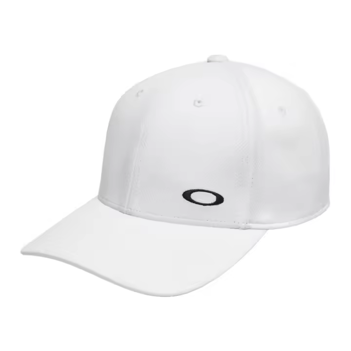 Gorra Blanca Oakley Tinfoil 3.0 White de Ajuste Fijo - 1