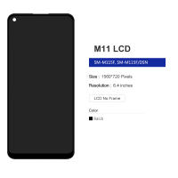 Pantalla LCD De 6.4'' Para Samsung M11 Con Marco Pantalla De Toque Capaz Resolución 1520X720 Material IPS Pieza Individual - details 0