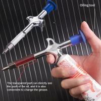 1PCS Pistola De Grasa De Aluminio Para Bicicleta Herramienta De Lubricación Para Eje De Bicicleta MTB Accesorios De Ciclismo - details 0