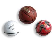 Estante De Deportes Para Muros 3 Piezas Soporte Para Fútbol Baloncesto Balonvoleibol Instalación En La Pared Organizador De Bolas Para El Hogar - details 4