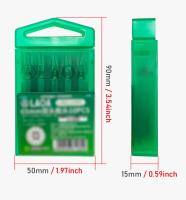 LAOA Set De 10 Piezas De Puntas De Destornillador 65mm Slotted Phillips PH2 Para Taladro Eléctrico Acero De Aluminio Magnético Sin Mango - details 4