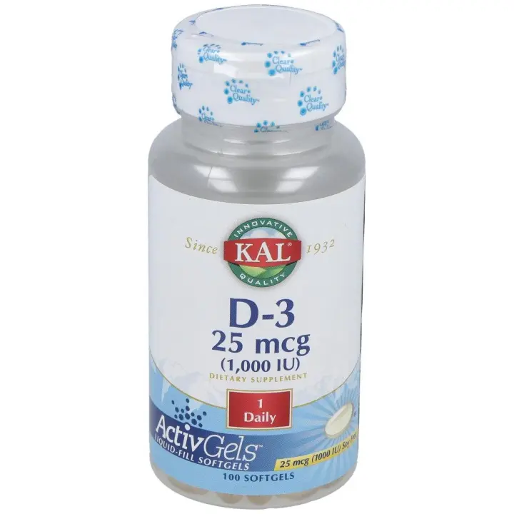 D-3 25 Mcg (1000 Ui) Perlas Activgel 100 U - 1