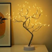 Lámpara De Árbol Bonsái Con Control Remoto 108 LEDs Luz Nocturna Brillante Para Decoración De Hogar Navidad Y Día De San Valentín - details 5