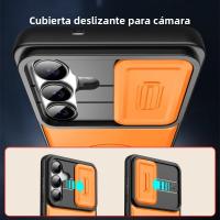 Nueva Funda Multifuncional Para Samsung Galaxy A57 A56 A16 A17 A26 A35 A55 A36 A37 Con Anillo De Metal Soporte Lente Deslizante Protector De Teléfono - details 13