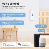 Sensor De Temperatura Y Humedad WiFi/Zigbee TNCE Tuya Monitor De Termostato Y Higrómetro Para Interior Compatible Con Alexa Google Home - details 3
