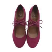 Zapatos De Baile Flamenco Antelina Cordones Para Mujer - details 3
