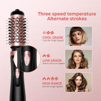 Peine Secador De Pelo Eléctrico Rotativo 3 En 1 Estilo De Aire Caliente Rizador De Cabello Con Función Anti-derretimiento Para Adultos Uso Universal De Voltaje - details 2