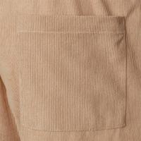 Nuevos Pantalones Cortos De Corduroy Para Hombre Verano Color Sólido Con Cordones Estilo Casual Cierre De Cordón Talla Media - details 8