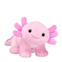 Peluche De Axolotl De 25cm Juguete De Peluche Rosa Para Niños Regalo De Cumpleaños Decoración Para El Hogar Suave De PP Relleno - details 1