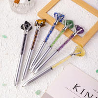 1PC Pluma De Bolígrafo De Cristal Ametrallado Natural Hechura Original Regalo De Negocios Y Oficina Estilo Feng Shui - details 4