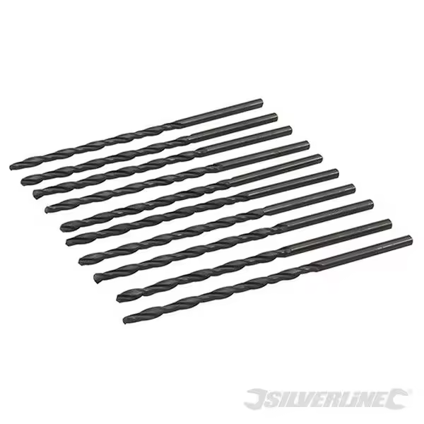 Brocas métricas largas HSS-R. 10 pzas (4.5 x 126 mm) - 1