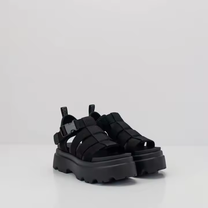 UGG SANDALIA - UGG - CORA BLACK SANDALIAS - 1