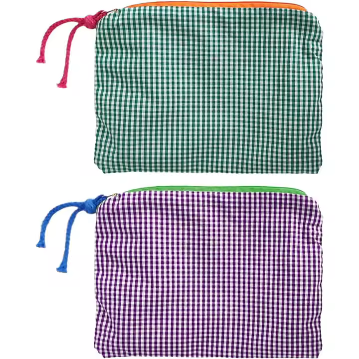 2 pequeñas bolsas de cosméticos, Bolsa de almacenamiento de malla pequeña, Práctica Bolsa de almacenamiento, Bolsa de viaje multifuncionales, Bolsa de Cosméticos para salvaguardar accesorios Cosméticos, - 1