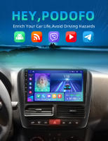 Podofo Radio de coche Android 2 Din para FIAT Doblo 2010-2015 COMBO 2011-2018 Carplay 8+128GB AI Voice WIFI+4G DSP GPS Navegación Multimedia Reproductor de Video - details 0