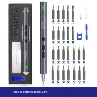 Juego De Destornilladores Eléctricos 28 En 1 Recargable Inalámbrico Herramienta De Precisión Con Bit Magnético Para Xiaomi Pen Kit De Herramientas De Poder Móvil - details 5