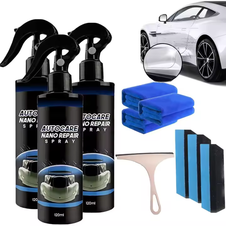 Nano spray de reparación, nano spray de reparación de arañazos de coche, nano spray de eliminación de arañazos de coche, nano spray de reparación de arañazos de coche (3 piezas) - 1