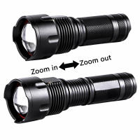 50 linterno de Luz Fuerte linterno recargable de largo recorrido para el hogar al Aire Libre Zoom reflector Luz de Pesca - details 1