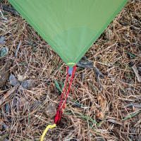 FLAME'S CREED Tarp Ultraligera MINI Para Acampar Cubierta Solar Matriz De Tenda Fiel De Nylon 15D Con Silicona - details 3