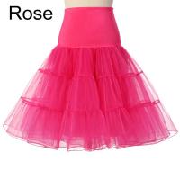 Free Short Organza Petticoat Crinoline Para Vestidos De Boda Vintage Y Rockabilly underneath El Tutú De Halloween Material Lycra Origin Mainland China - details 13