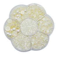 5600Pcs Perlas Planas Para Manualidades Y Uñas De Colores Variados 2/3/4/5/6/8/10mm Accesorios DIY Para Maquillaje Y Arte De Uñas - details 3