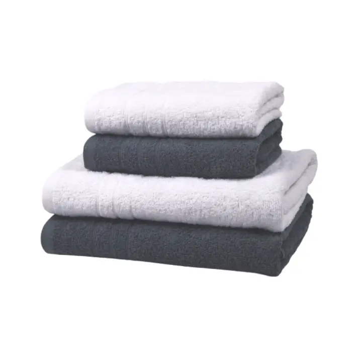 CASTMA GARANTIA DE ALTA CALIDAD - Juego de 4 Toallas de Algodón 100% de 400grs/m2 para Lavabo y Ducha en Varios Colores - 1