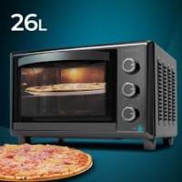 Cecotec 3818 Bake&Toast 2600 Black 4Pizza Hornos eléctricos de convección de 26 litros con piedra especial para pizzas y 6 funciones diferentes - details 0