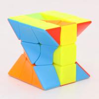 Cubo Mágico De Tercer Orden Colorido Twisted 3x3x3 Juguete De Puzzle Divertido Para Niños Material Plástico Magnético - details 9