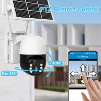 Cámara de seguridad inalámbrica para exteriores Cámara Solar de tarjeta SIM 4G(No incluido tarjeta SIM), batería integrada, cámara IP for exteriores, cámara PTZ de seguridad inalámbrica de 4MP, cámara de vigilancia por movim - details 8